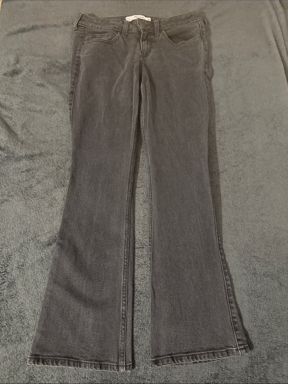 Hollister black lowrise bootcut jeans